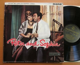 Peter Sellers & Sophia Loren Peter And Sophie 1960 Nm/vg Parlophone Pmc 1131