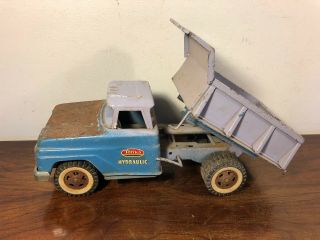 Vintage Tonka Hydraulic Dump Truck Pressed Steel Toy 8