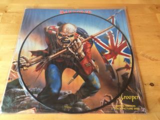 Iron Maiden - The Trooper Limited Edition Picture Disc Vinyl Record (2005) Rare