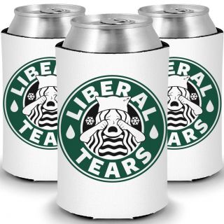 Liberal Tears Maga Parody Coolers For Cans,  Bottles (3 Pack) President Trump