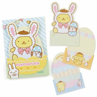 Pompom Purin Sticky Note 45 Sheets Rabbit Sanrio Made In Japan F/s