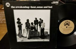 The Awakening - Hear,  Sense And Feel Rare Black Jazz Bjqd 9 Quad 1972 Lp