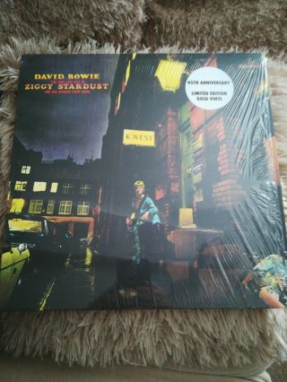 David Bowie - Rise And Fall Of Ziggy Stardust - 2017 180g Gold Vinyl Lp - Unplayed
