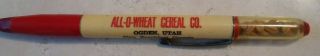 Vintage All - O - Wheat Cereal Co.  Mechanical Pencil 1950 