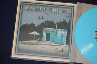Kaiser Chiefs - Duck (2019) Signed/autographed Indies Blue Vinyl/record Lp