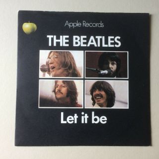 The Beatles: " Let It Be " On Uk Apple First Press With Picture Sleeve