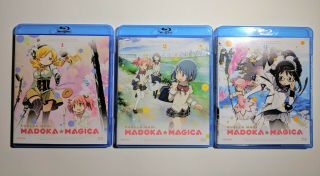 Puella Magi Madoka Magica: Vol1 - 3 Blu - Ray (complete Series) | Aniplex