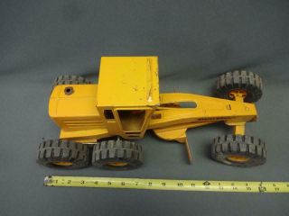 Vintage Nylint Pressed Steel Yellow Road Grader Construction Vehicle Truck VG 2