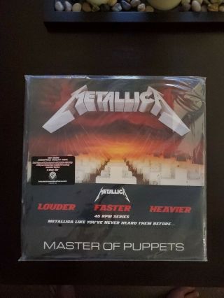 Metallica Master Of Puppets Dbl Lp Purple Vinyl 180 Gram 45rpm Still