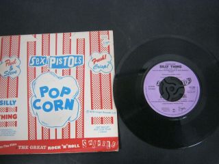 Vinyl Record 7” Sex Pistols Pop Corn (14) 87