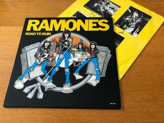 Ramones - Road To Ruin - 1978 Lp With Inner Sleeve Yellow Vinyl A1/b1 Ex/ex
