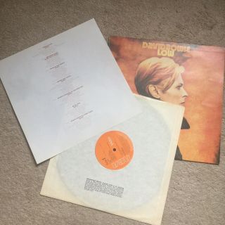David Bowie - Low - 1st Press Uk 1977 Ex Vinyl Very Good Cover,  12” Insert
