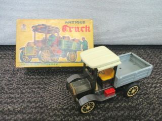 Vintage Tin Litho Antique Truck Japan Sss Shioji Friction Powered S - 1303