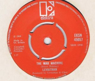 Rare Psych/prog - Leviathan - The War Machine/time - Uk Elektra