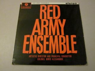 Columbia Sax 2487 - The Red Army Ensemble - 1963 Uk 1st B/s Pressing.