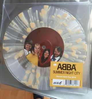 Abba - Summer Night City Rsd 2018 7  Vinyl Numbered 00805/2000 & Unplayed