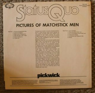 Status Quo Pictures of Matchstick Men 12 