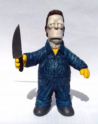 Homer Simpson Parody Halloween Michael Myers Mexican Figure Resin