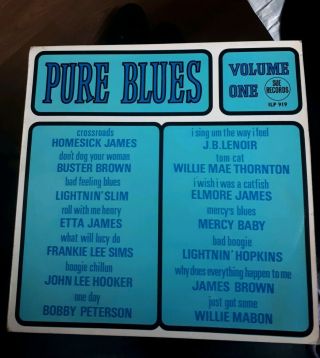 Pure Blues The Best Of The Blues Volume One 1 Sue Records Ilp919 Mono Etta James