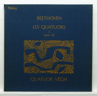 Vegh Quartet - Beethoven Early Quartets Op.  18 Valois Cmb31 3xlps Box Nm