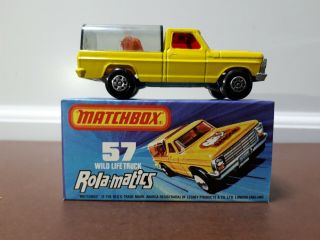 Matchbox Rolamatics Lesney - No.  57 - Wild Life Truck 2