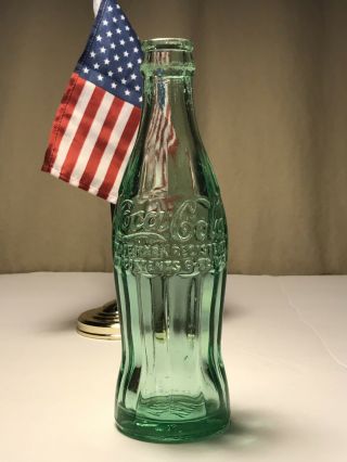 PAT ' D DEC.  25,  1923 Coca - Cola Hobbleskirt Coke Bottle - MENA,  ARK.  Arkansas 3