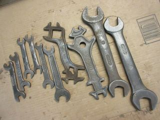 10 Ih Wrenches Vintage International Harvester Antique Farm Hand Tools