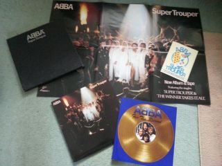 Abba - Trouper (uk Vinyl Box Set,  Book,  Poster,  Mechandise Book)