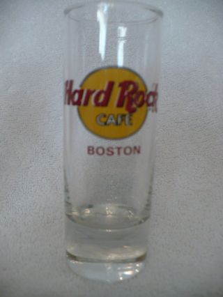 Boston Hard Rock Cafe 4 " Shooter Double Shot Glass