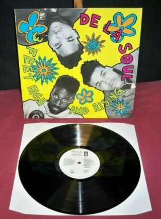 De La Soul 3 Feet High & Rising - Vinyl Lp Album - Big Life Dlslp1,  Uk 1989 - Ex