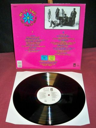 DE LA SOUL 3 Feet High & Rising - VINYL LP ALBUM - BIG LIFE DLSLP1,  UK 1989 - EX 2