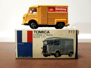 Tomy Tomica - No.  F17 - Citroen H Truck Kronenbourg " Made In Japan "