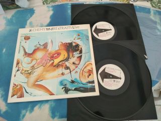 Dire Straits - Alchemy - 1984 Uk Vinyl Double Lp Vertigo Very 11 A4 B3 A1 B3