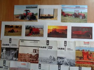 Group 20 Vintage Case Tractor Combine Equipmpent Brochures Oem