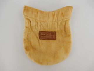 Vintage Circa 1920s Tiffany & Co Felt Pouch Bag Old Label 4.  5 " X 5.  5 "