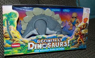 Rare Vintage Boxed 1987 Playskool Stegasaurus Definitely Dinosaurs