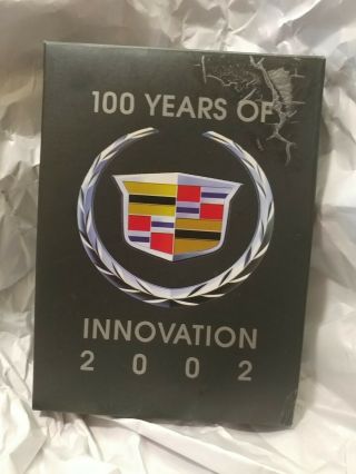 Gm Cadillac 100 Years Of Innovation 2002 Framed Display