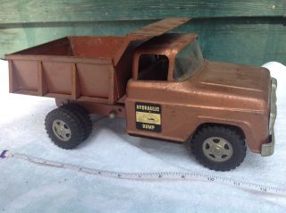 Vintage Tonka Hydraulic Dump Truck Bronze