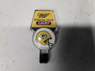 Green Bay Packers Miller Draft Light Helmet Beer Tap Handle