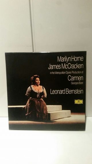 Bizet Carmen Marilyn Horne James Mccracken Bernstein Dg 2740 101 - 3lp Box Set