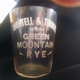 Green Mountain Rye Shortell & Timmins Pre Pro Shot Glass