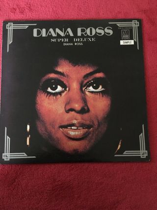 Diana Ross Deluxe - Silver Embossed Vinyl Lp Album Record Japanese Rare