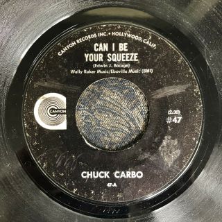 Chuck Carbo Can I Be Your Squeeze Nola Funk Soul 45 Hear