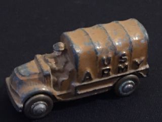 Very Early Tootsietoy Army Truck World War 1 Tootsie Toy
