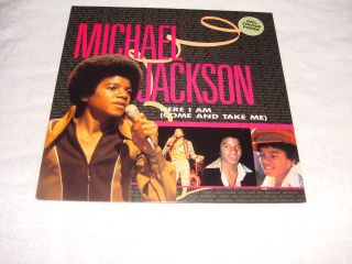 Michael Jackson Here I Am Rare Lp Album Vinyl,  Poster Very Rare