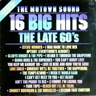 Various ‎– The Motown Sound: Big Hits The Late 60 