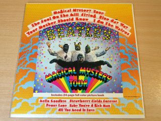 Ex/ex - The Beatles/magical Mystery Tour/1967 Apple Lp & Booklet/usa Issue