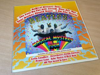 EX/EX - The Beatles/Magical Mystery Tour/1967 Apple LP & Booklet/USA Issue 2