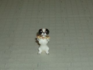 Vintage Hagen Renaker Posing Circus Puppy Dog Miniature Figurine Euc Freeship