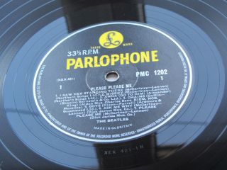 The Beatles Please Please Me 1963 Uk Lp No Date 1st Type Gold Sleeve